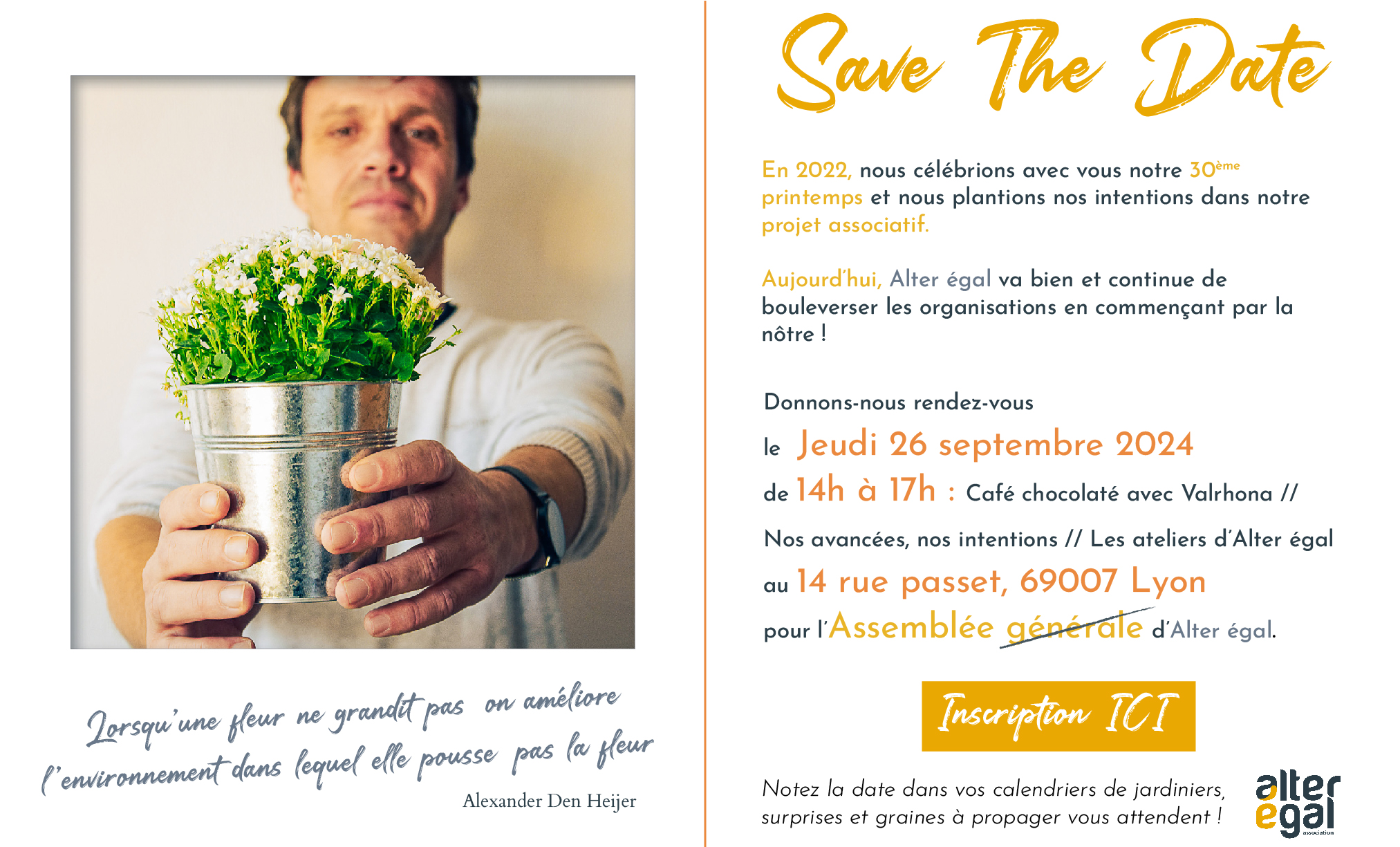 Save The Date - Assemblée Générale 26092024
